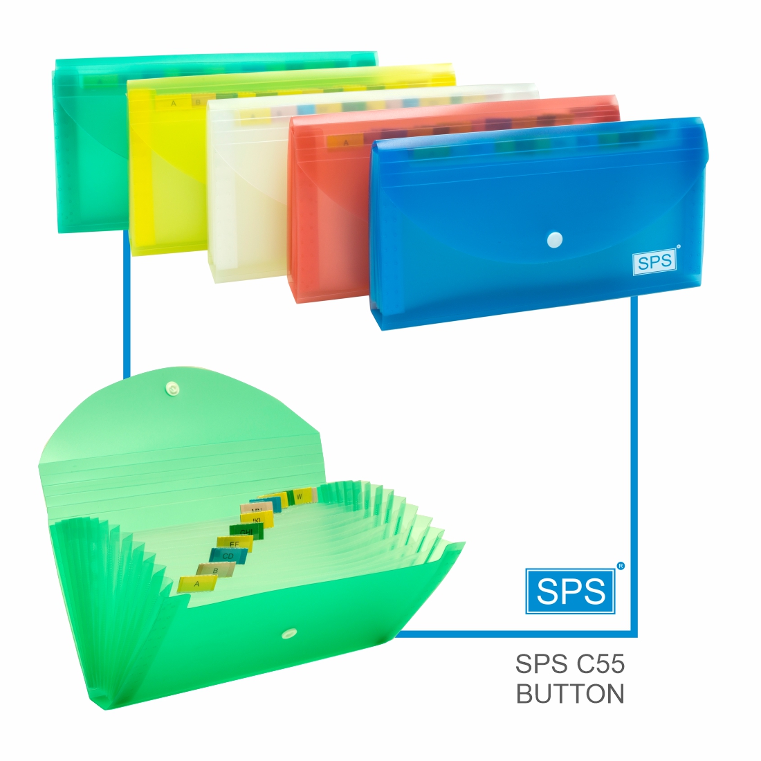 SPS C55 BUTTON EXPANDING BAG